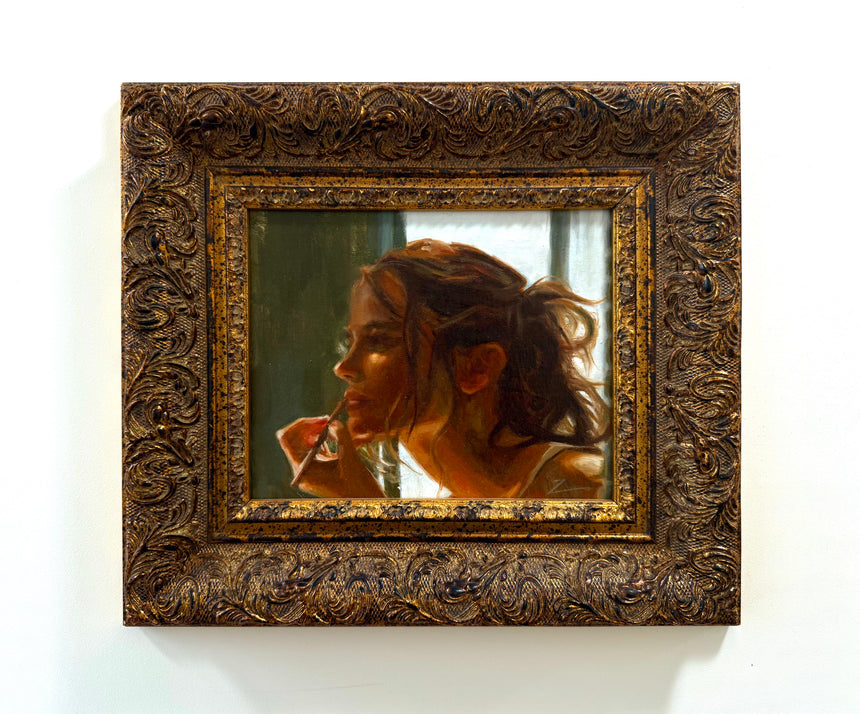 "Getting Ready" Oil Painting